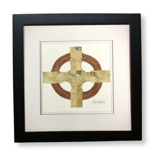 "Celtic Cross" Original Baseball Artwork
