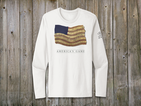 "America's Game" Creme Color Adult Short-Sleeve Shirt