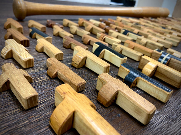 Plain Wood Baseball Bat Pocket Crosses
