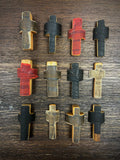 Small Batch No. 8 Wood Baseball Bat Pocket Crosses