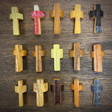 Plain Wood Baseball Bat Pocket Crosses