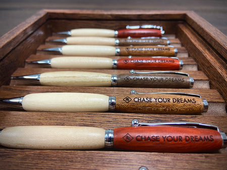 Customizable Wood Pen - carved from broken baseball bats