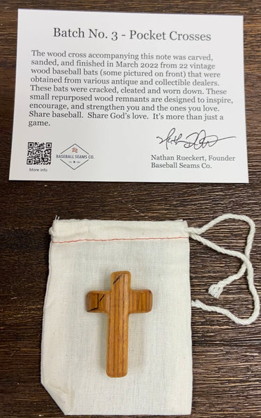 Batch No. 3 Baseball Bat Pocket Crosses
