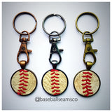 Baseball Seam Keychain