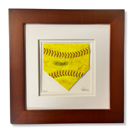 “STEEL HOME" Softball Christmas Ornament