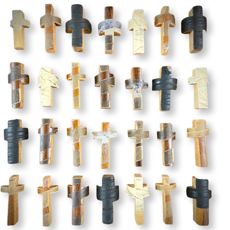 Batch No. 12 Standard Plain Baseball Bat Wood Pocket Crosses