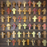 Premium Baseball Bat Wood Pocket Crosses