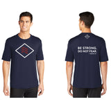 BE STRONG DO NOT FEAR Dri Fit Logo Shirt