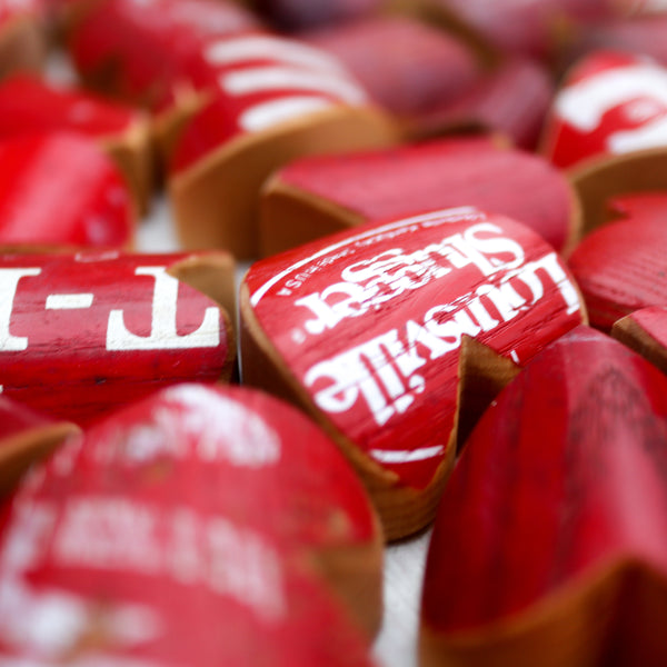 Red Wood Pocket Hearts - Batch No. 7