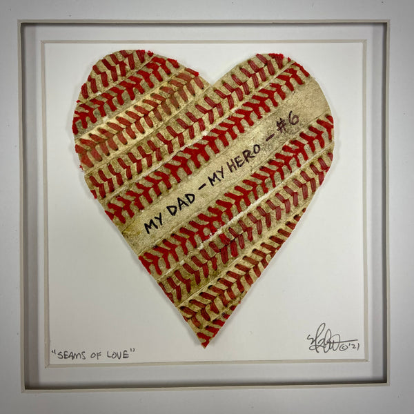 "Seams of Love" Custom Inscription Artwork