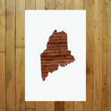 “America At The Seams” Print of State Artwork